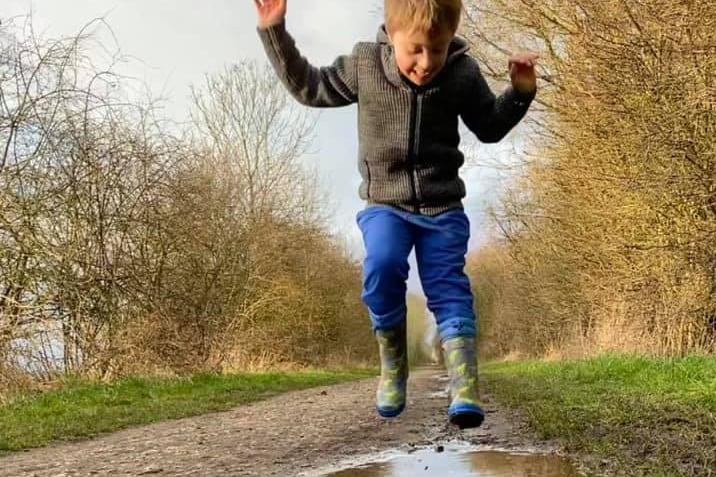 Our son, Charlie, is walking 21 miles this week raising much needed funds for Upsndowns, our local Down syndrome charity. He’s raised £630 so far." Go Charlie!