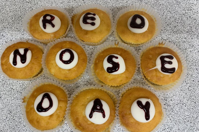 Red Nose Day cakes from Dashwood Academy