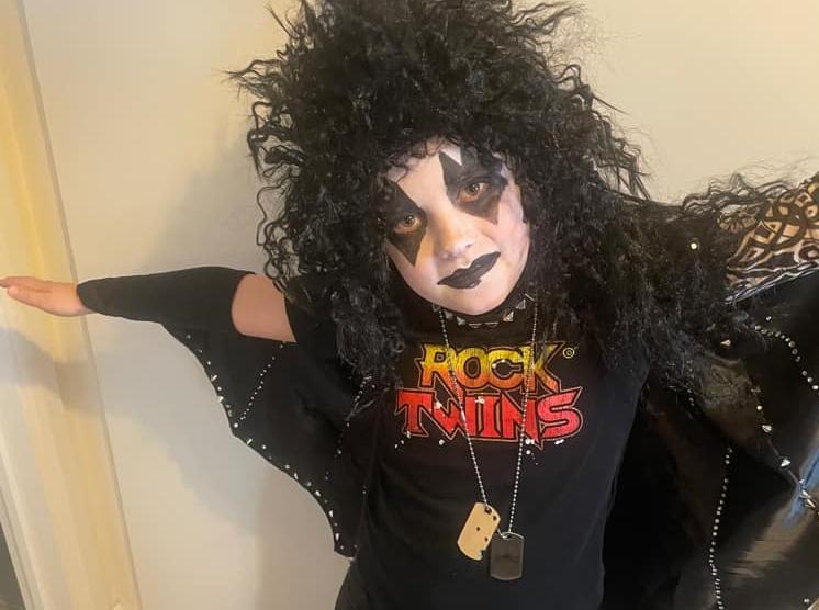 "My son's school, Pineham Barnes, are rock themed for some of the years - he was very excited."