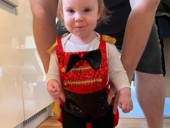 It's Circus day at nursery for this little one! No circus is complete without a ringmaster.