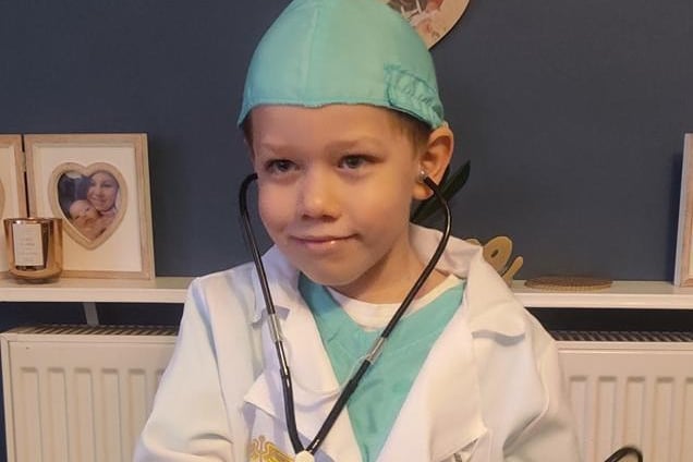 The Arbours Primary Academy celebrated Red Nose Day with a key workers theme! Here is six-year-old Preston dressed as a doctor.
