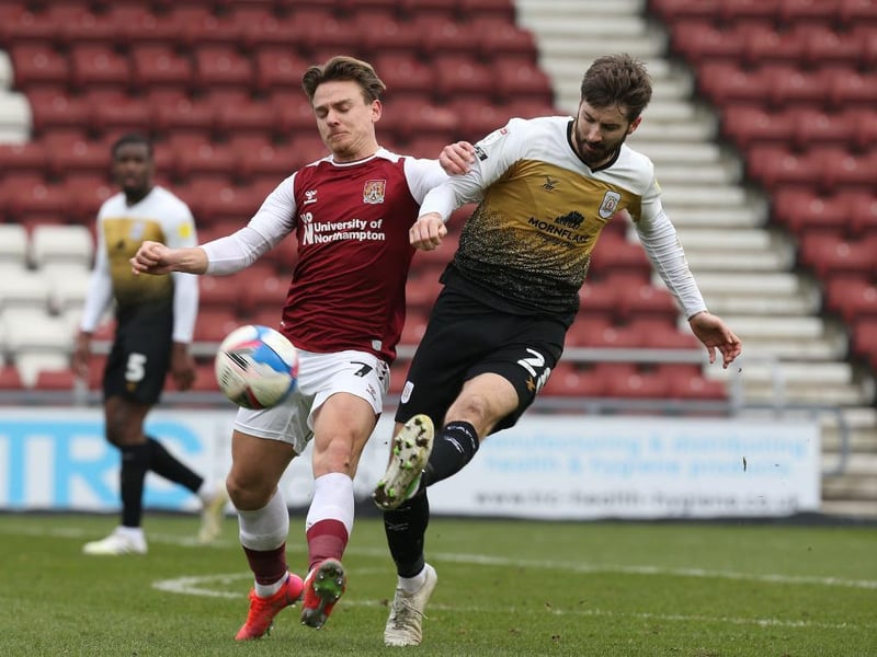 Chosen to lead the line but it was a difficult and frustrating afternoon, partly due to the fact Town too often went long and he was never going to get much joy out of Crewe's centre-backs... 4.5