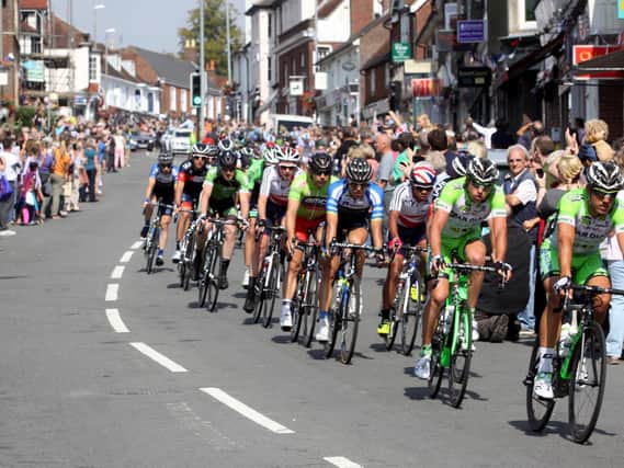 The day in 2014 when the Tour of Britain passed rapidly through Uckfield / Pictures: Ron Hill