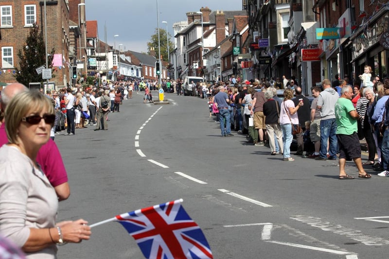 The day in 2014 when the Tour of Britain passed rapidly through Uckfield / Pictures: Ron Hill
