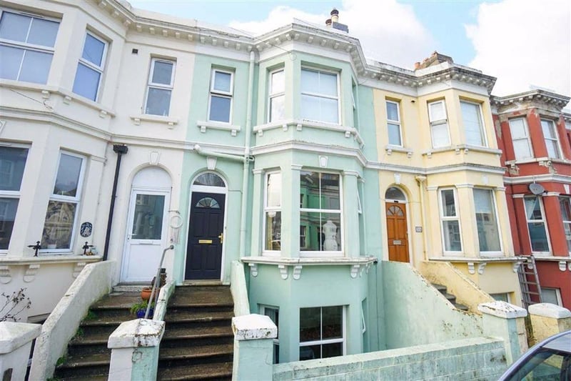 This three/four bedroomed mid-terrace house is arranged over three floors. Price: £299,950.