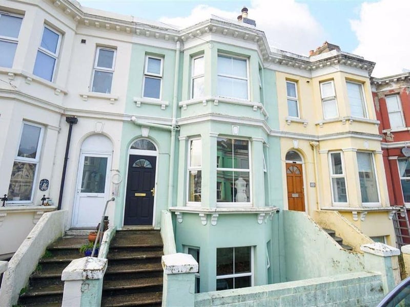 This three/four bedroomed mid-terrace house is arranged over three floors. Price: £299,950.