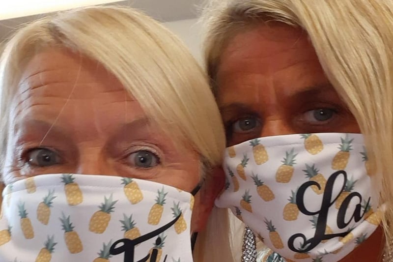 Some people did manage to jet off on holiday in between restrictions last year but a must item to pack for 2020 were face masks. Fiona Lawrence sent in this picture.