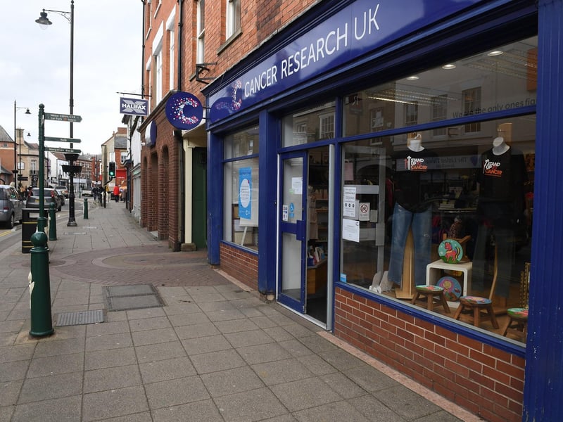 Deserted Sleaford streets and shops during the first wave of the Coronavirus Pandemic. EMN-210323-114230001