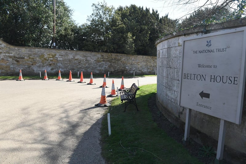 The public were keen to use in open spaces for exercise during the Coronavirus pandemic. But the National Trust soon had to close the gates of Belton House due to too many people turning up. EMN-210323-112517001