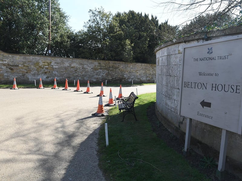 The public were keen to use in open spaces for exercise during the Coronavirus pandemic. But the National Trust soon had to close the gates of Belton House due to too many people turning up. EMN-210323-112517001