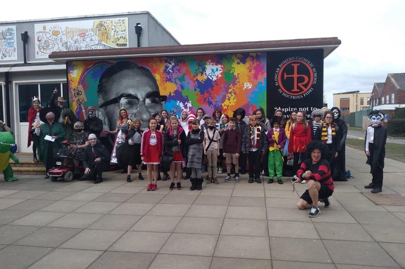 Students and staff all got into the spirit, dressing up as their favourite characters