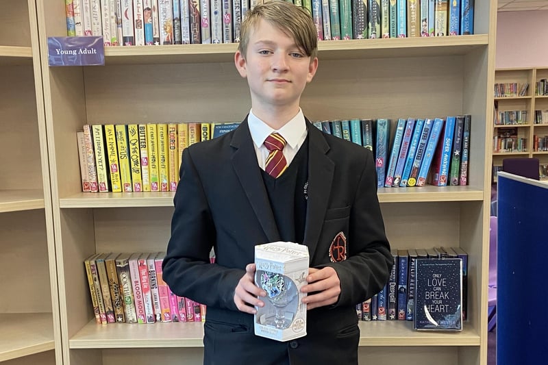 Another student showing off their World Book Day prize