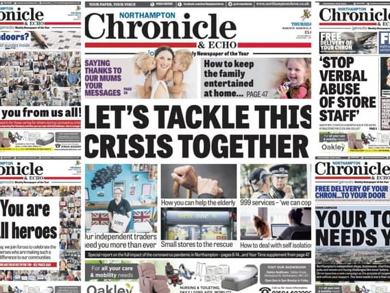 Some of the front pages from last year