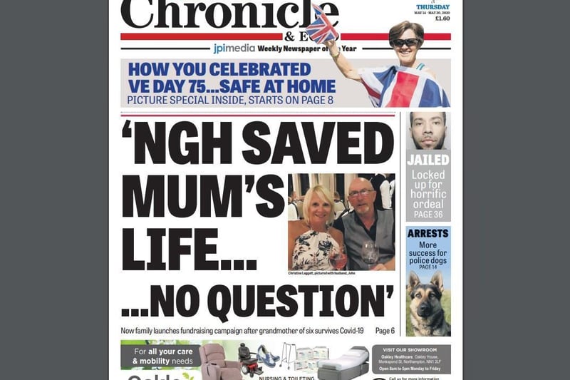 On May 14, the Chron featured after coronavirus survival story. Reporting the positive stories during the pandemic was an important part of our coverage.