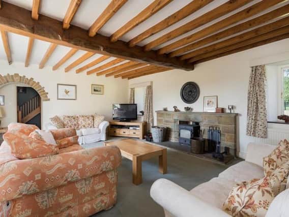 This amazing barn conversion in Lower Brailes near Banbury with stunning countryside views has come on the market (Image from Rightmove)