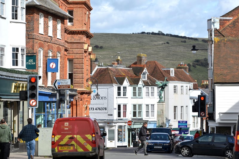 The tenth most common place people left the area for was Lewes with 60 departures in the year to June 2019.
