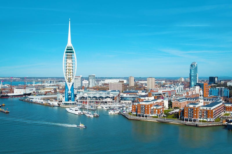 The seventh most common place people arrived from was Portsmouth, with 146 arrivals in the year to June 2019.