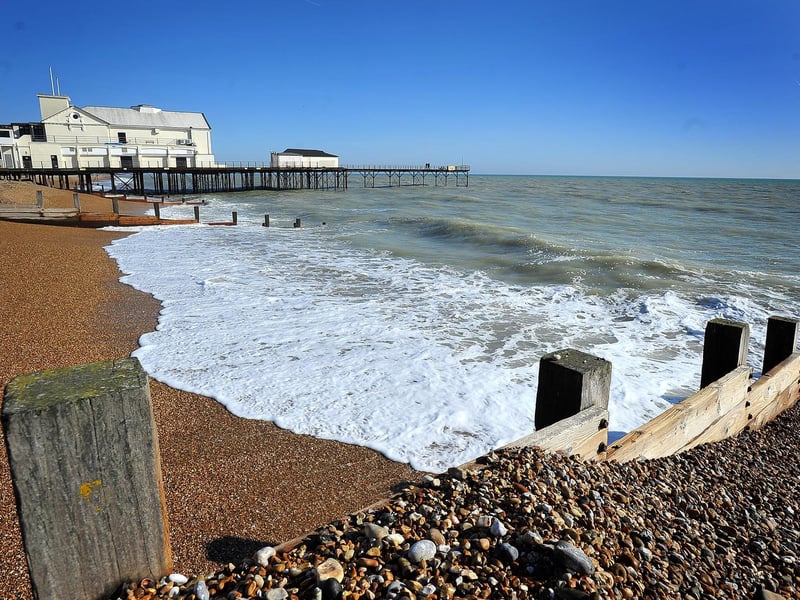 The second most common place people left the area for was Arun, with 424 arrivals in the year to June 2019. Pictured is Bognor Regis.