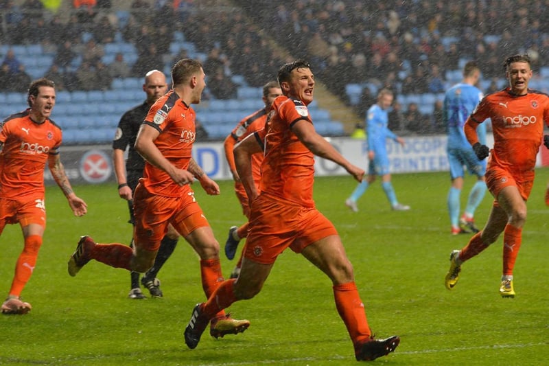 Luton hadn't won at Coventry since Brian Stein scored on New Year's Day in 1987. Seven defeats from eight followed in the next 31 years, but then Matty Pearson and James Collins scored to send the Hatters home victorious.