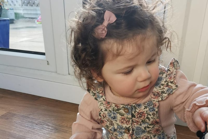 Amelie Rose Watton will be celebrating her first birthday on April 2.