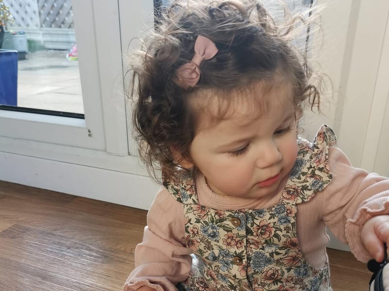 Amelie Rose Watton will be celebrating her first birthday on April 2.