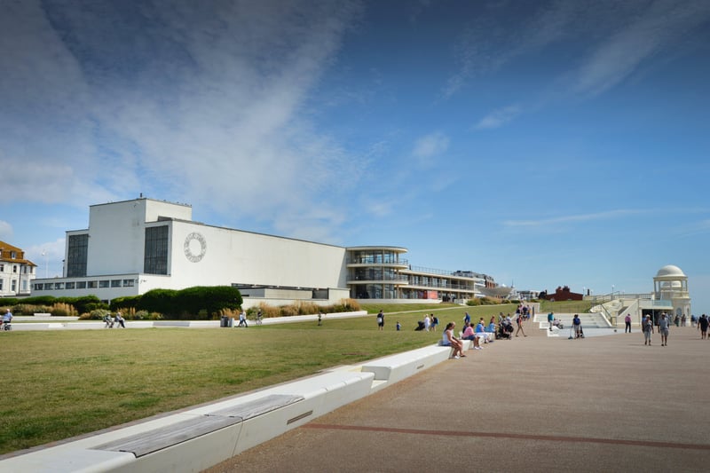 The most common place people arrived in the area from was Rother, with 1,082 arrivals in the year to June 2019. Pictured, Bexhill seafront