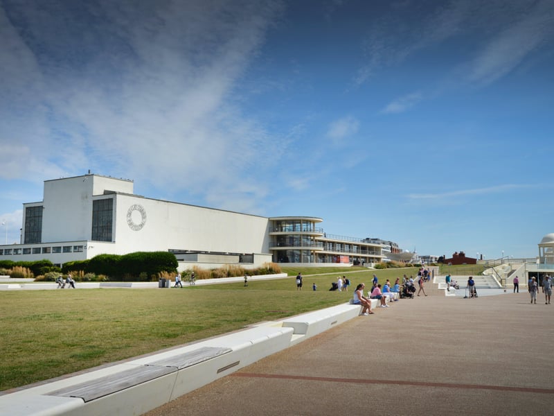 The most common place people arrived in the area from was Rother, with 1,082 arrivals in the year to June 2019. Pictured, Bexhill seafront
