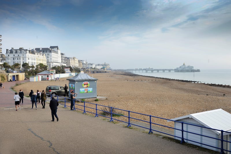 Second was Eastbourne with 196 arrivals to Hastings in the year to June 2019.