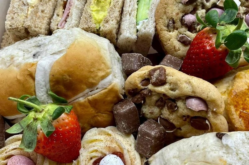 Afternoon Delights have put together this delicious Easter afternoon tea priced at £12 per person. It includes a variety of sandwiches, scones, hot cross buns, victoria sponge and chocolate treats!