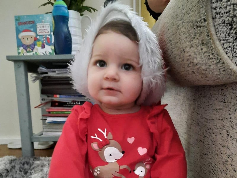 Violet will be celebrating her first birthday on April 3!