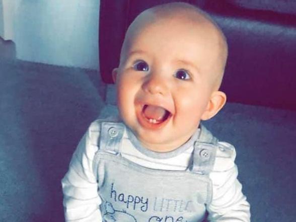 This happy chappy is Jackson Succo and he will be celebrating his first birthday on April 18!