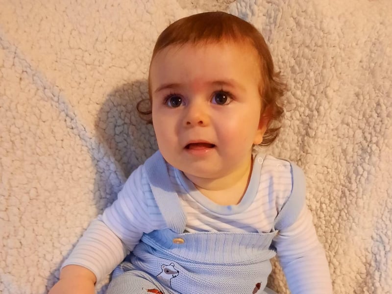 Bleu Walker will be turning one on April 1 - hopefully, he has a good prank up his sleeve!