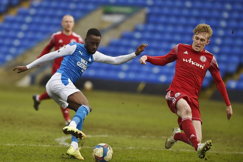 MO EISA (for Szmodics, 85 mins): No time in which to make an impact. Came on at a time when Posh were struggling.
