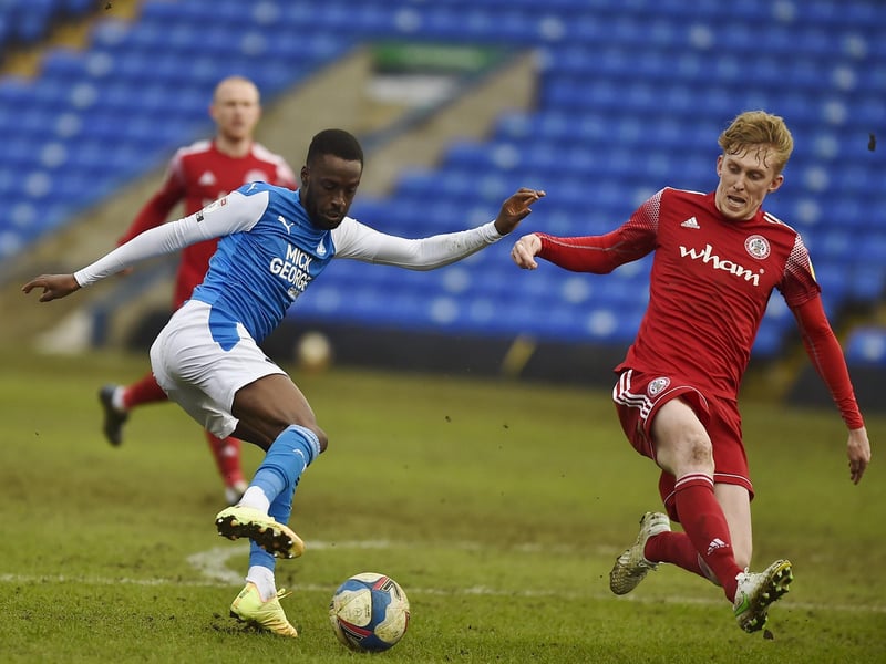 MO EISA (for Szmodics, 85 mins): No time in which to make an impact. Came on at a time when Posh were struggling.