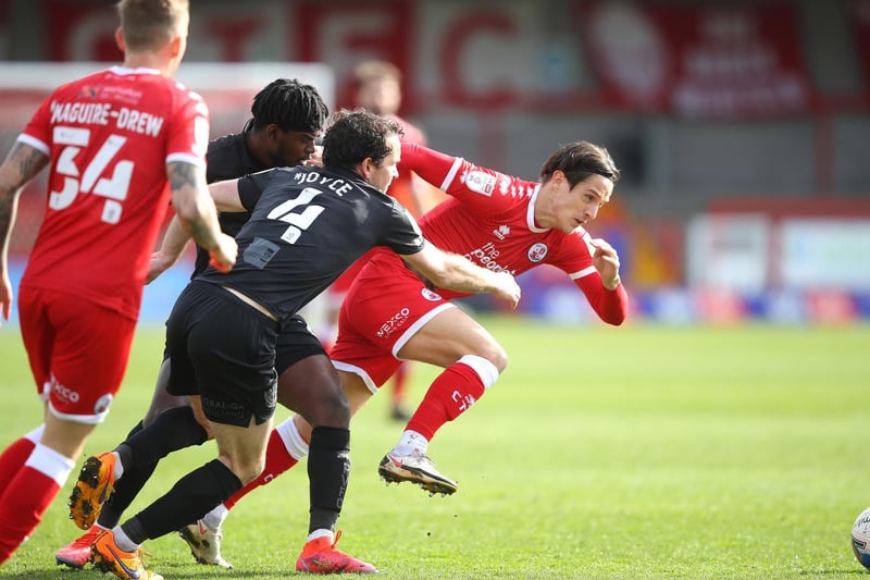 Few good touches in and around the Port Vale area, but the striker was wasteful a lot of the time. Good hold up play, but an unusually quiet afternoon from the Reds’ striker.
