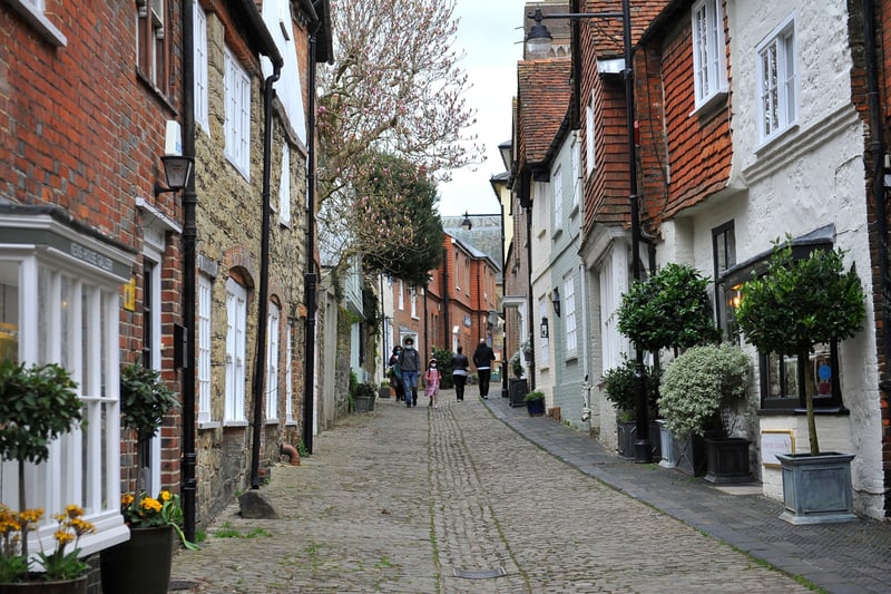 The top ten included Lewes in East Sussex, Petworth, Winchester in Hampshire and Amersham in Buckinghamshire.