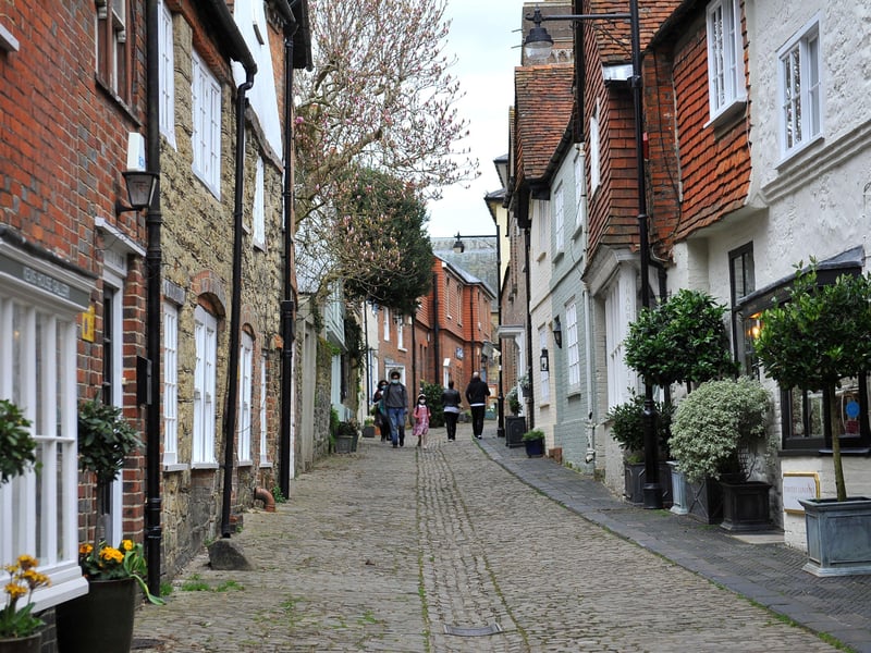 The top ten included Lewes in East Sussex, Petworth, Winchester in Hampshire and Amersham in Buckinghamshire.