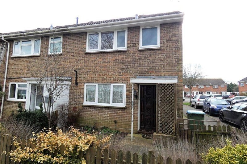 A vacant three bedroom end-of-terrace house in need of refurbishment and structural repair. Price: £150,000.