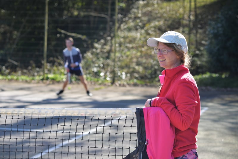 Tennis courts in Alexandra Park, Hastings, reopen on March 29 as the UK's lockdown eases. SUS-210329-164555001
