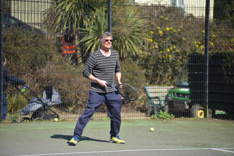 Tennis courts in Alexandra Park, Hastings, reopen on March 29 as the UK's lockdown eases. SUS-210329-164700001