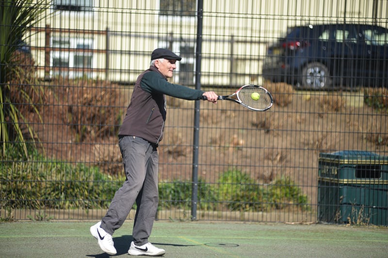 Tennis courts in Alexandra Park, Hastings, reopen on March 29 as the UK's lockdown eases. SUS-210329-164713001