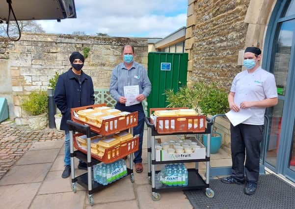 Sikhs prepare and deliver meals in Peterborough.