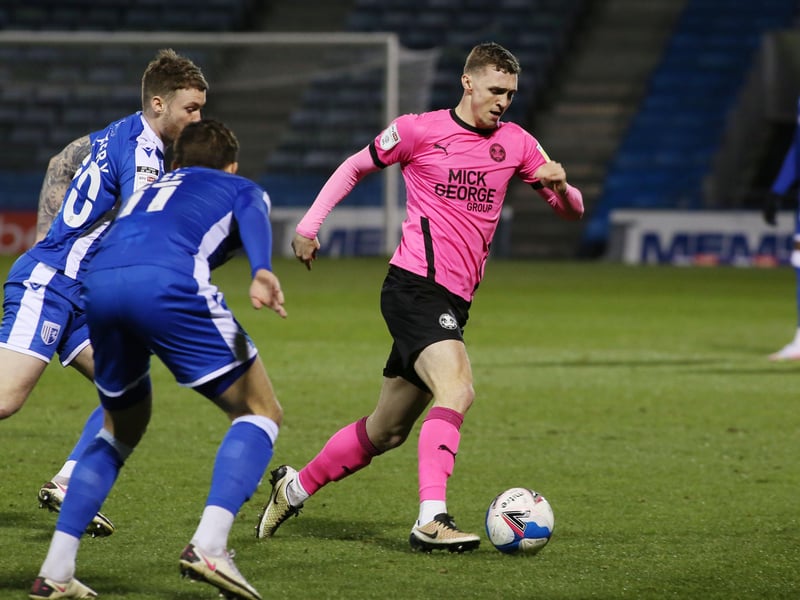 JACK TAYLOR: Played with the calm assurance Posh fans have come to expect, but his decision to play rather than clear his lines 10 minutes from time cost his side dear. He lost possession and then conceded the free-kick which McGeady converted. Passed the ball consistently better than any other Posh player 7.