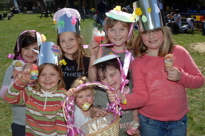 Easter bonnets at Cherry Lane in 2007