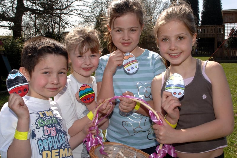 Easter egg hunt at Cherry Lane in 2007
