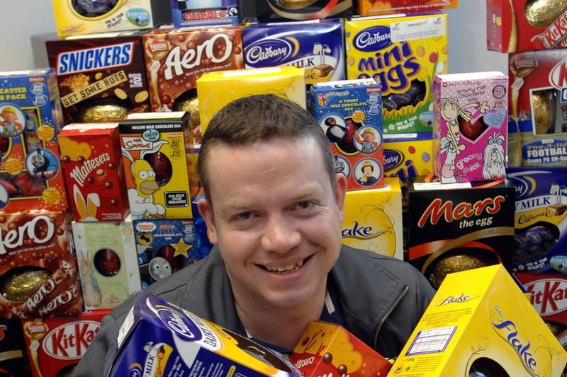 Chris Oxlade. Mercury FM's Easter Egg appeal in 2008