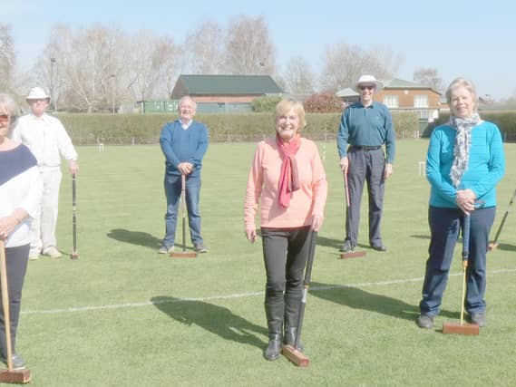 Chichester Croquet Club players back on the lawn