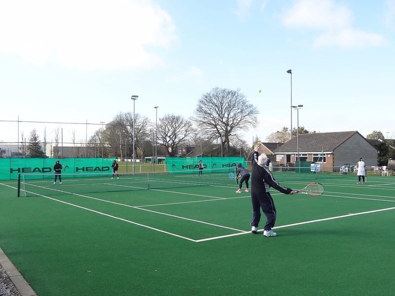 Back on the courts at Hailsham Tennis Club