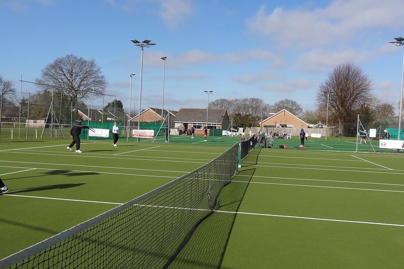 Back on the courts at Hailsham Tennis Club