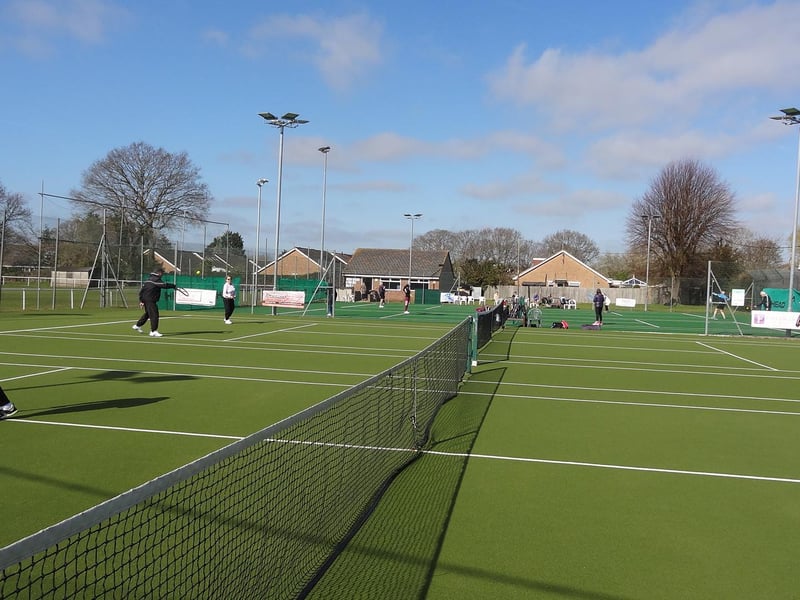 Back on the courts at Hailsham Tennis Club